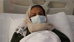 Suriyeli kadın, doğum gününde oğlundan yapılan karaciğer nakliyle hayata tutundu